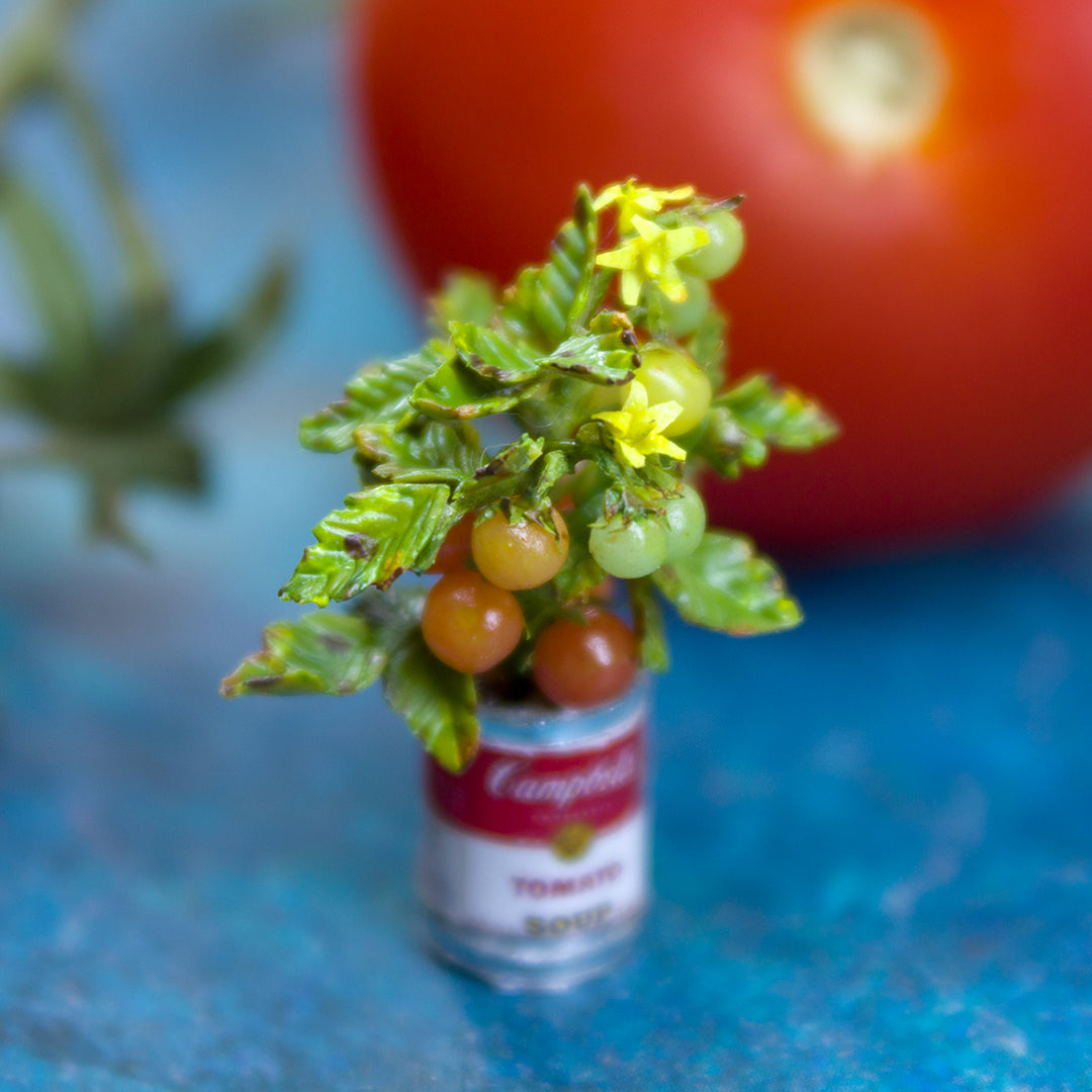 TUTORIAL Miniature tomato plant with polymer clay | PDF + video