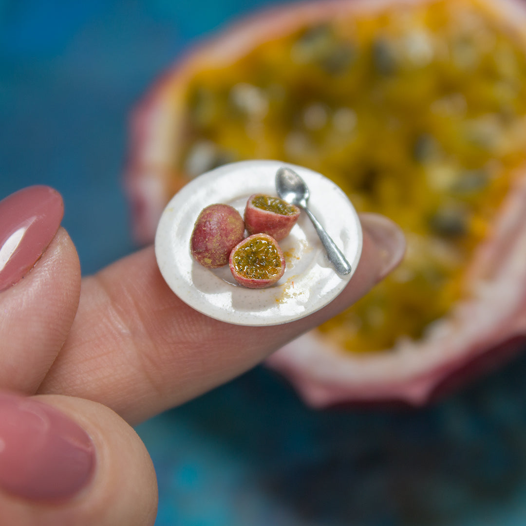 TUTORIAL Miniature polymer clay passion fruit cane with polymer clay | PDF + video