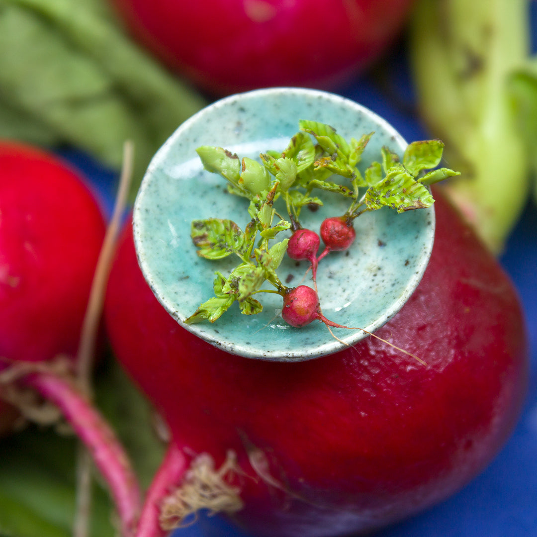 TUTORIAL Miniature radish with polymer clay for 1:12 scale dollhouse | PDF + video