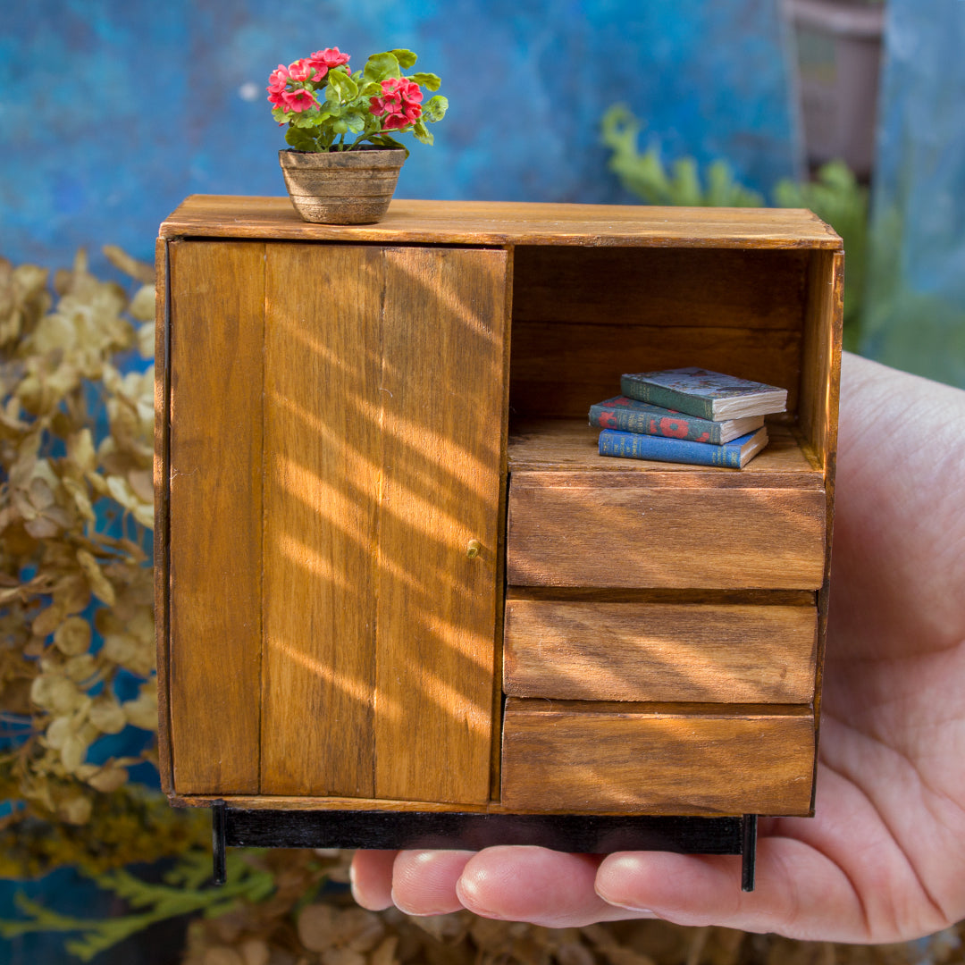 TEMPLATE Miniature cabinet inspired by IKEA Radmanso in 1:12 scale | PDF - Rina Vellichor