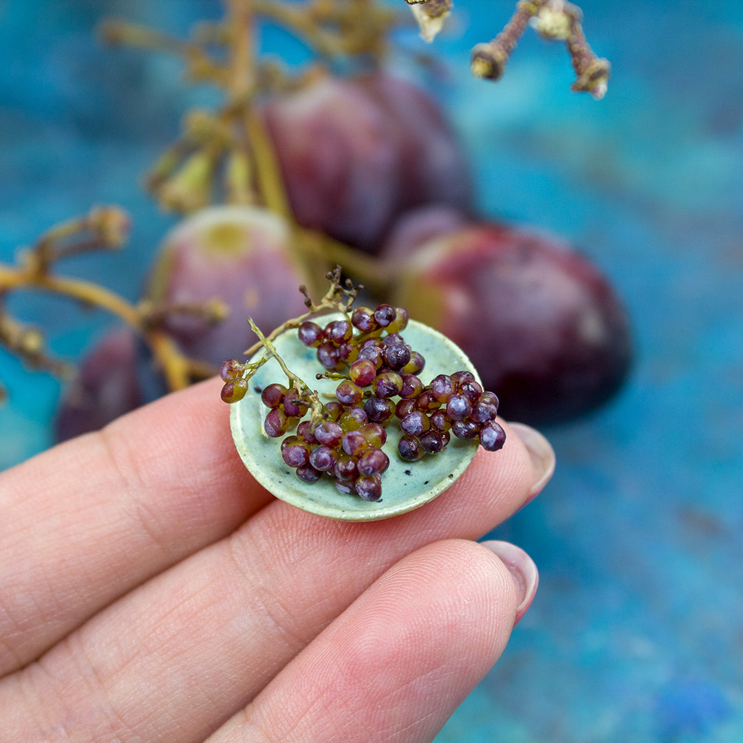 TUTORIAL Miniature red grape with polymer clay | PDF + video