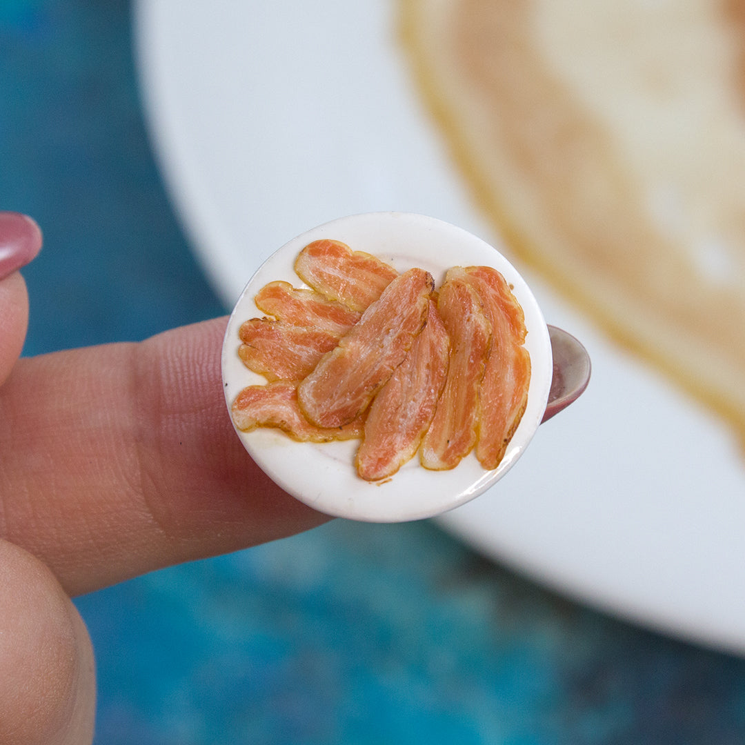 TUTORIAL Miniature raw bacon cane with polymer clay | PDF + video