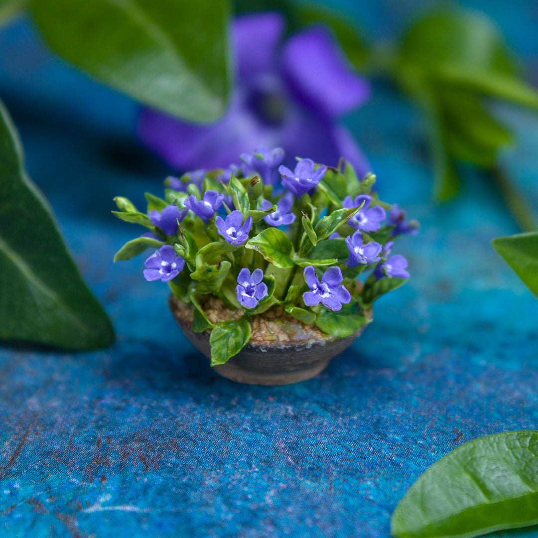 TUTORIAL Miniature periwinkle with air dry clay | PDF + video