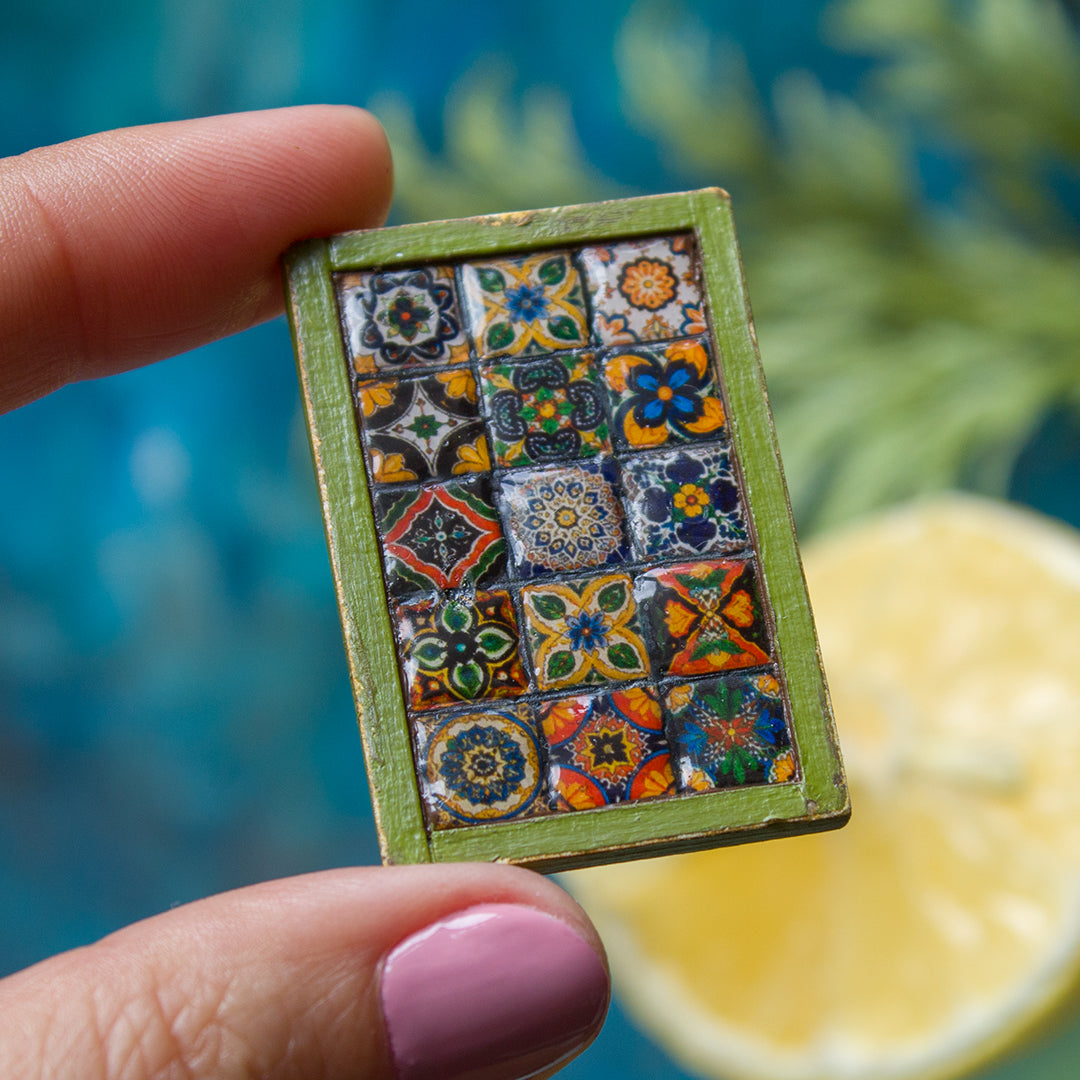 TEMPLATE Miniature ceramic tile sheet in 1:12 scale | PDF