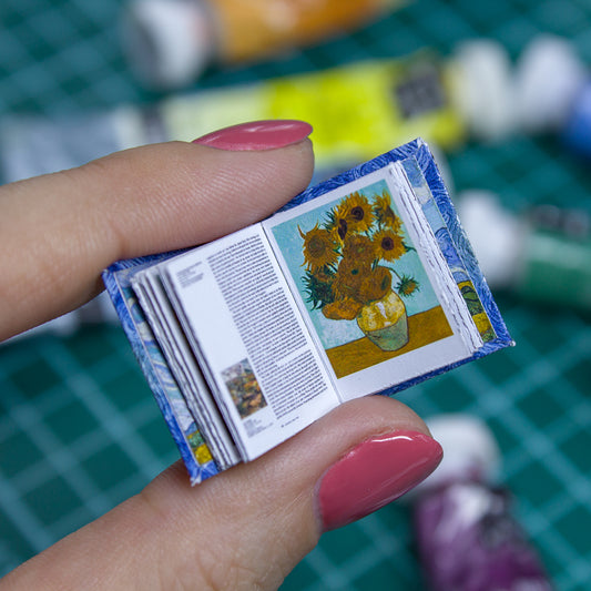 TEMPLATE Miniature book Vincent Van Gogh paintings | PDF