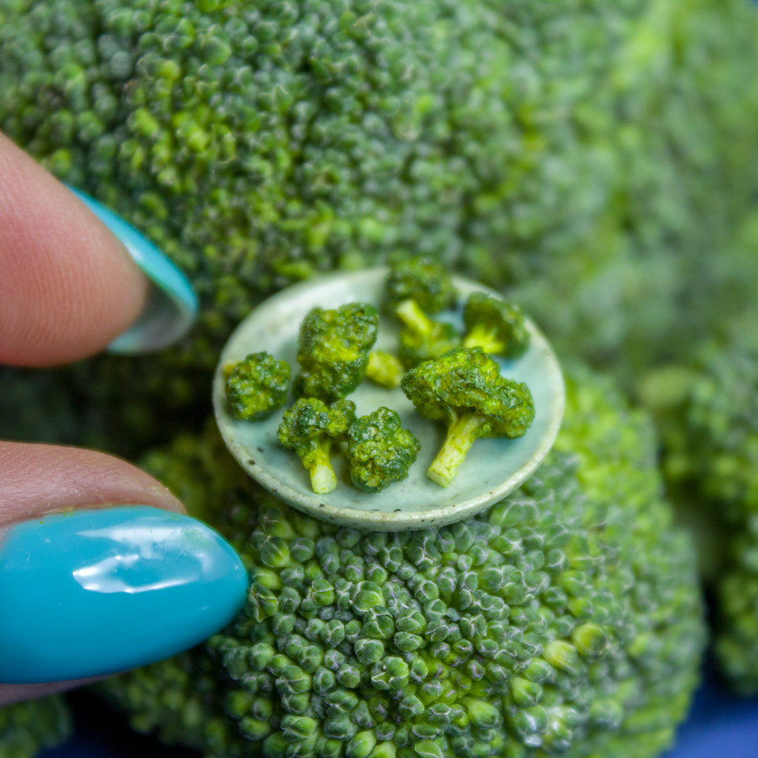 TUTORIAL Miniature broccoli with polymer clay | PDF + video