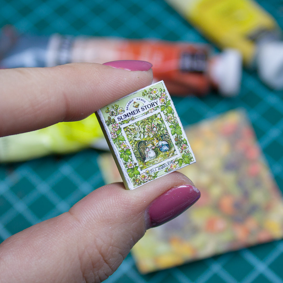 TEMPLATE 4 Miniature Brаmbly Hedgе books on 1 page | PDF