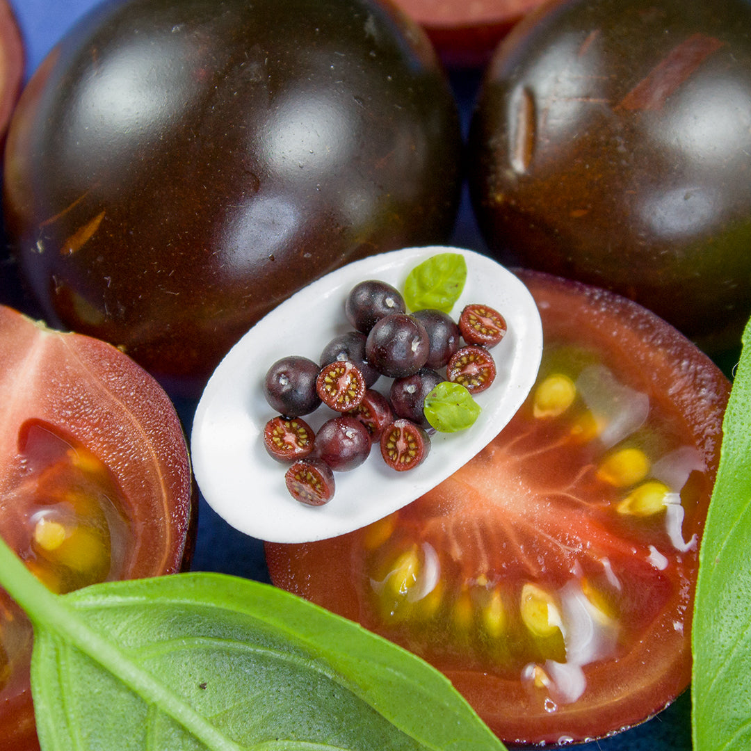 TUTORIAL Miniature chocolate cherry tomato cane with polymer clay | PDF + video