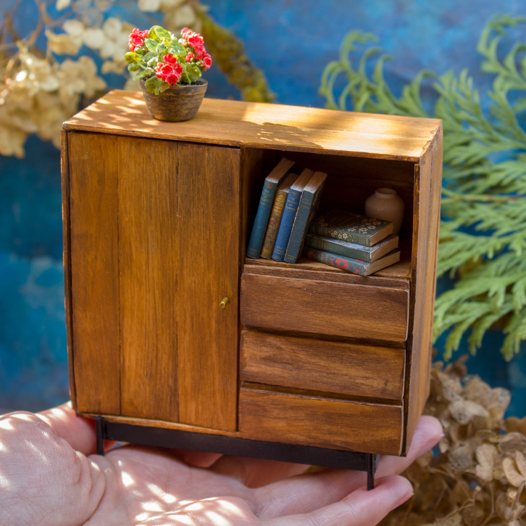 TEMPLATE Miniature cabinet inspired by IKEA Radmanso in 1:12 scale | PDF - Rina Vellichor