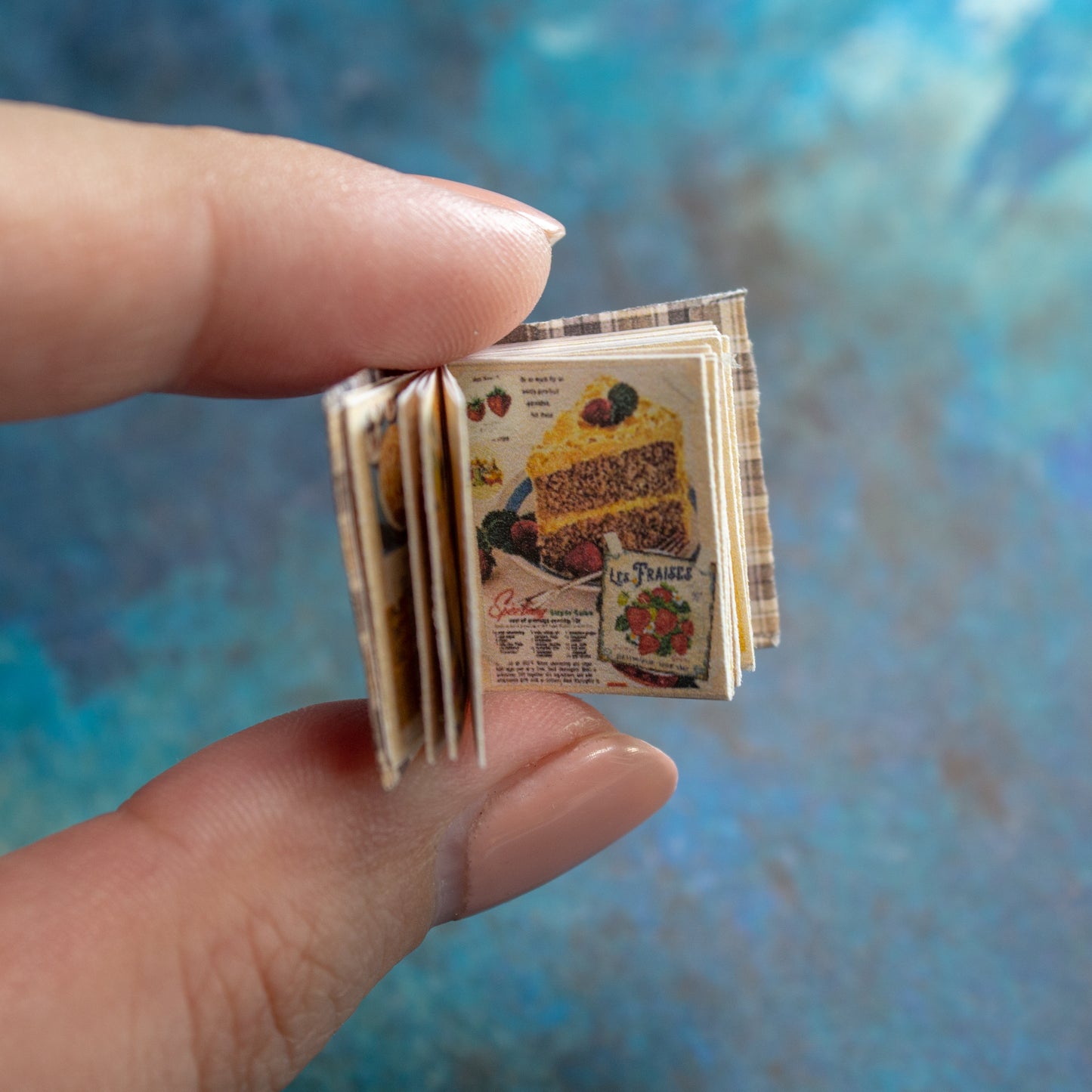 TEMPLATE Miniature retro recipe book | PDF