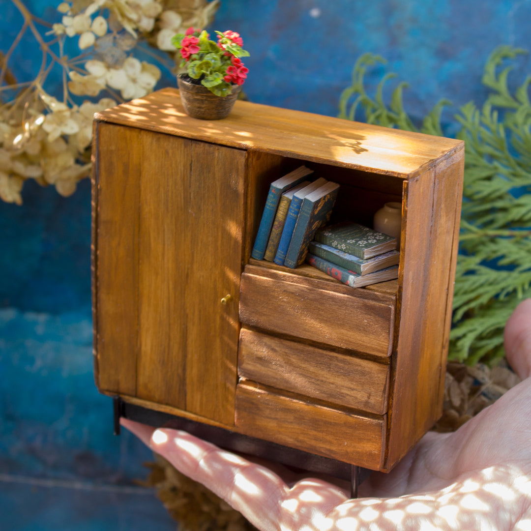 TEMPLATE Miniature cabinet inspired by IKEA Radmanso in 1:12 scale | PDF - Rina Vellichor