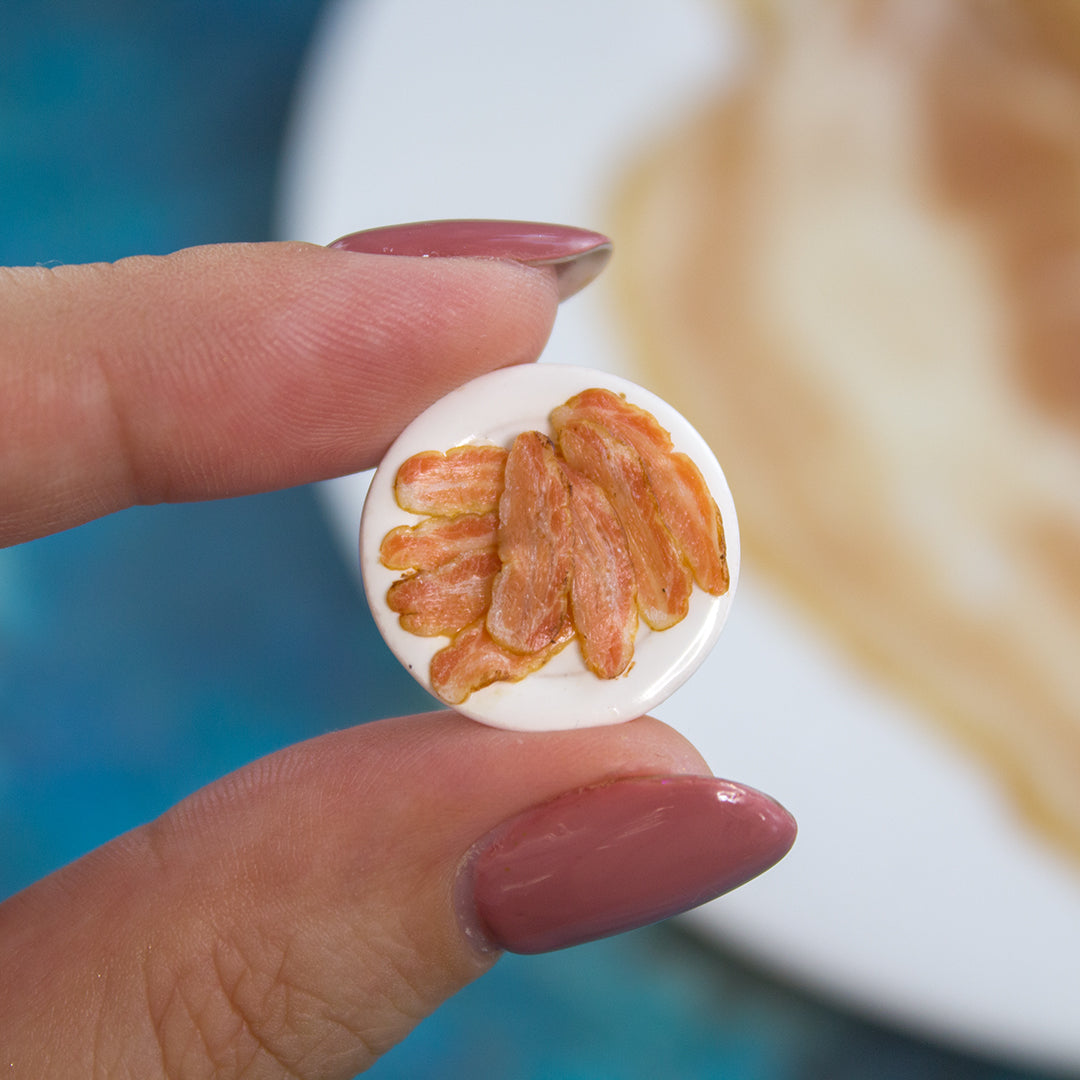 TUTORIAL Miniature raw bacon cane with polymer clay | PDF + video