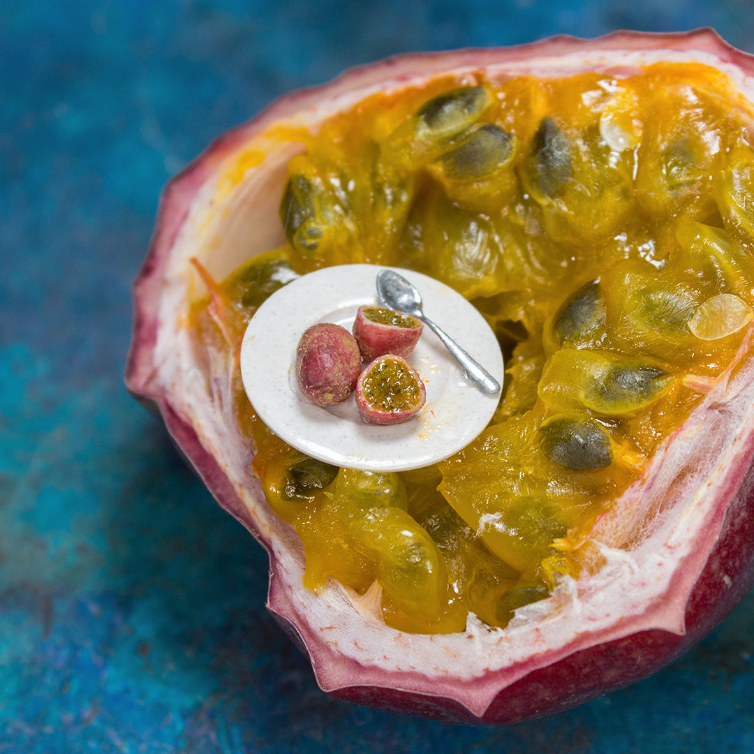 TUTORIAL Miniature polymer clay passion fruit cane with polymer clay | PDF + video