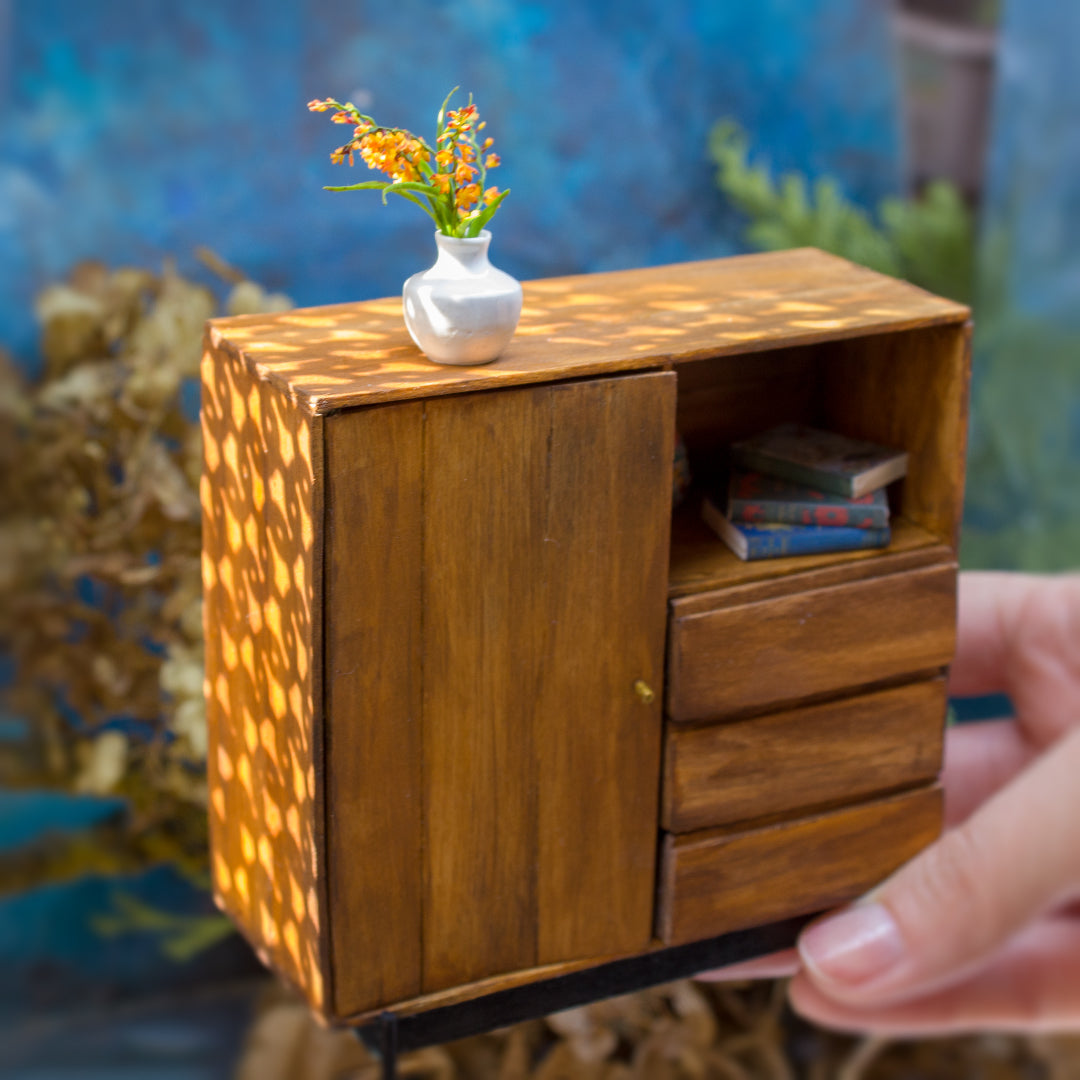 TEMPLATE Miniature cabinet inspired by IKEA Radmanso in 1:12 scale | PDF - Rina Vellichor