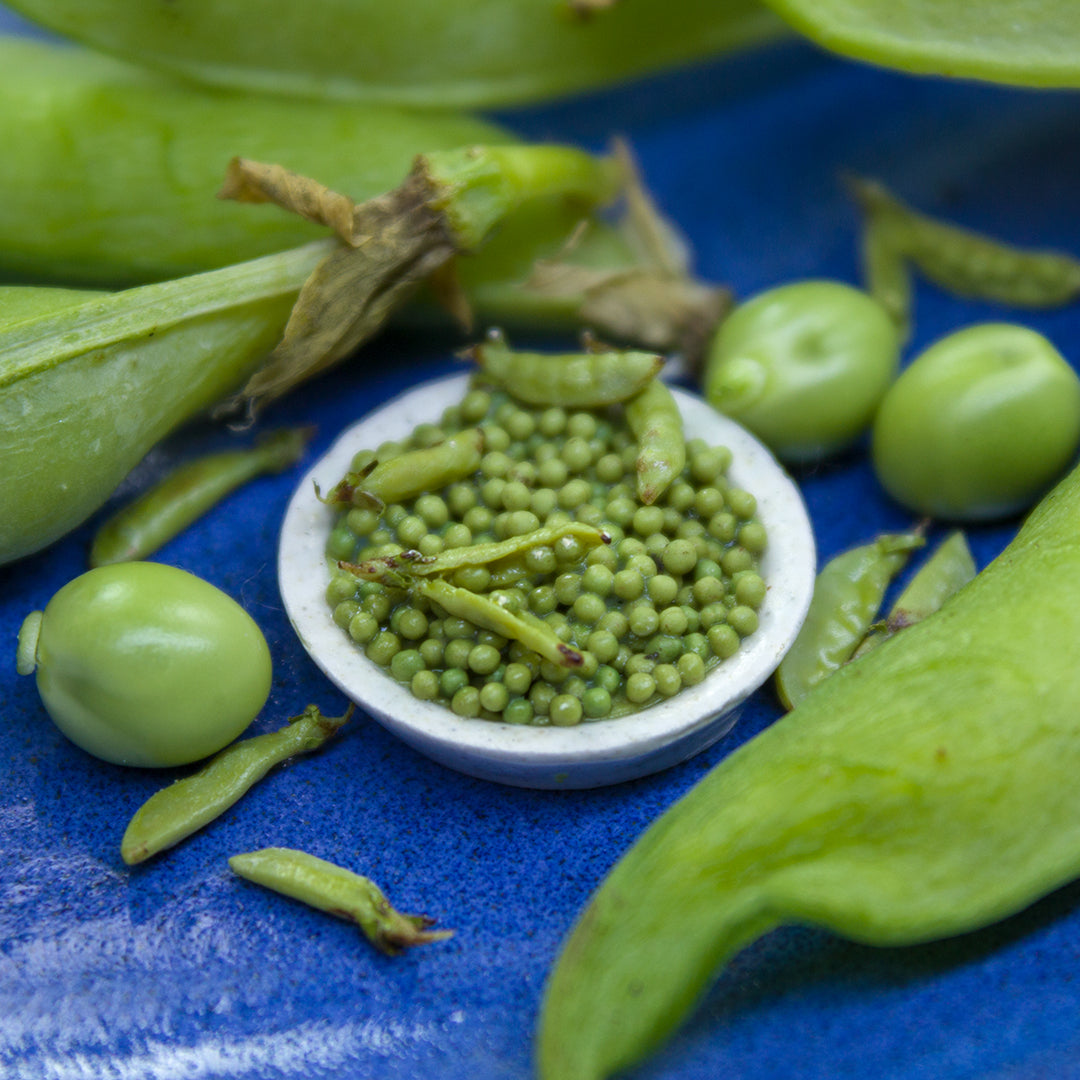 TUTORIAL Miniature peas with polymer clay | PDF + video