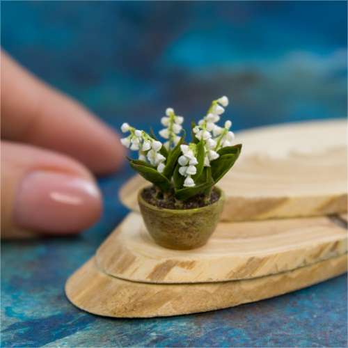TUTORIAL Miniature lily of the valley with cold porcelain / air dry clay | PDF + video
