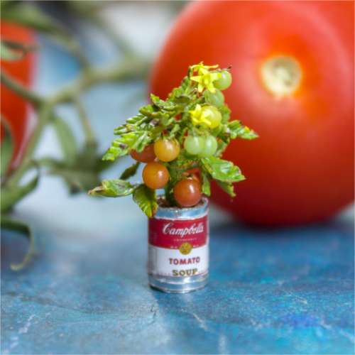 TUTORIAL Miniature tomato plant with polymer clay | PDF + video