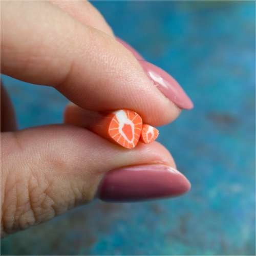 TUTORIAL Miniature strawberry cane with polymer clay | PDF + video